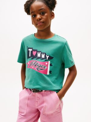 Kids' Pennant Logo T-Shirt, Country Club