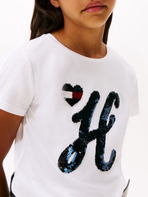 Kids' Sequin Logo T-Shirt | Tommy Hilfiger