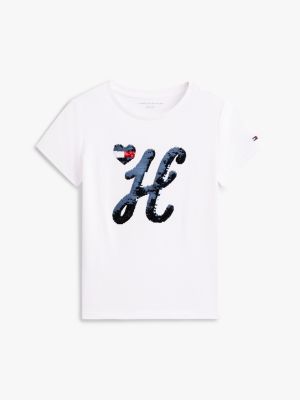 Kids' Sequin Logo T-Shirt | Tommy Hilfiger