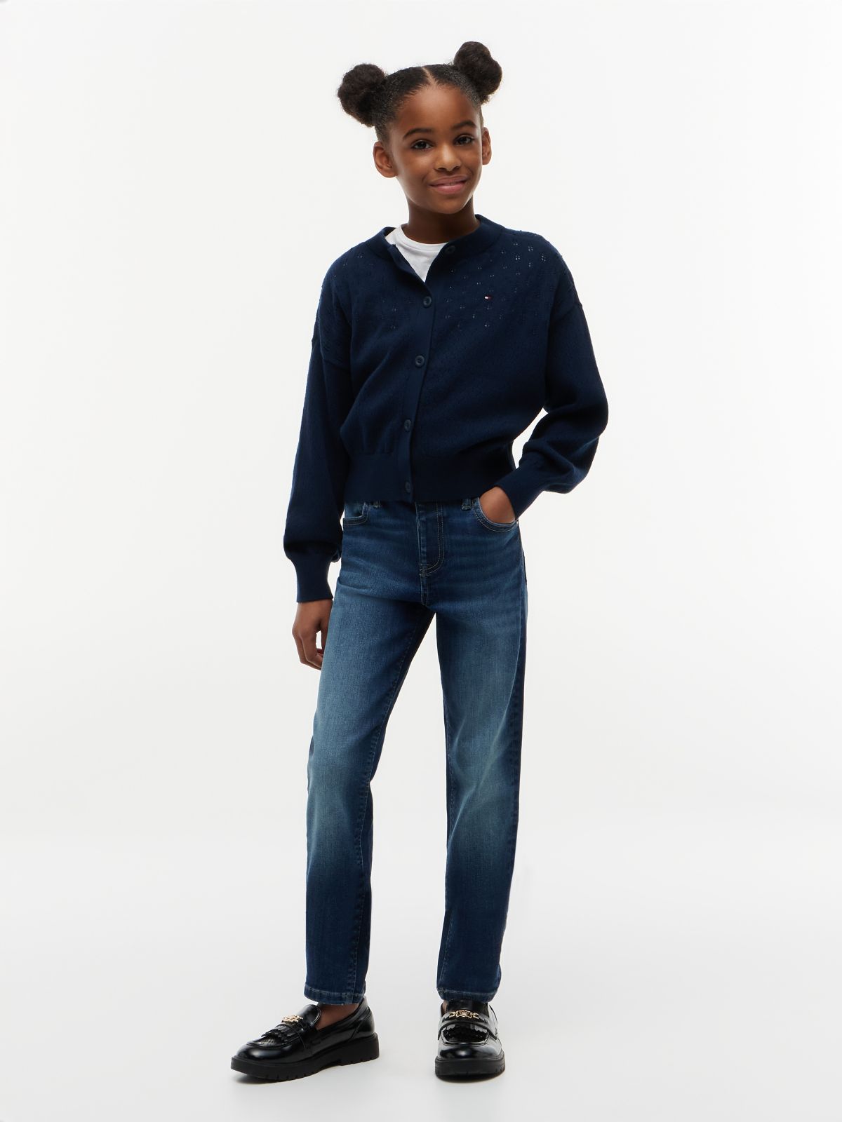 Kids' Pull-On Skinny Jean — Dark Wash