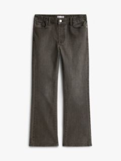 Kids' Pull-On Stretch Flare Jean — Grey Wash 5