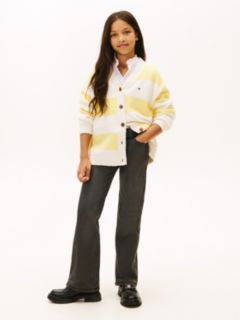 Kids' Pull-On Stretch Flare Jean — Grey Wash 2