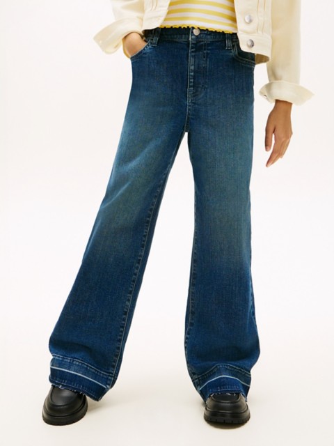 Детские джинсы Tommy Hilfiger Kids' Stretch Wide Leg Jean