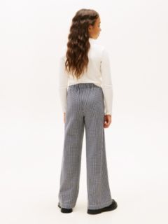 Kids' Houndstooth Knit Pull-On Pant — Black Multi 4