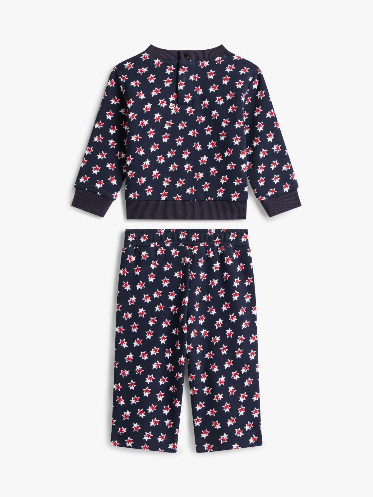 Babies' Star Top & Wide Leg Pant Set — Navy