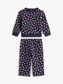 Babies' Star Top & Wide Leg Pant Set — Navy 1
