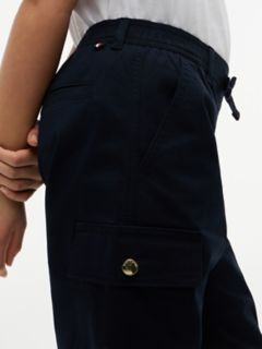 Kids' Stretch Chino Cargo Jogger — Navy 4