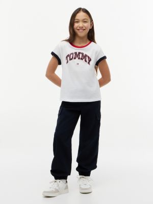 Kids' Stretch Chino Cargo Jogger, Navy
