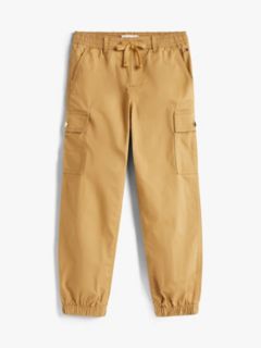 Kids' Stretch Chino Cargo Jogger — Classic Khaki 5