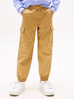 Kids' Stretch Chino Cargo Jogger — Classic Khaki 1