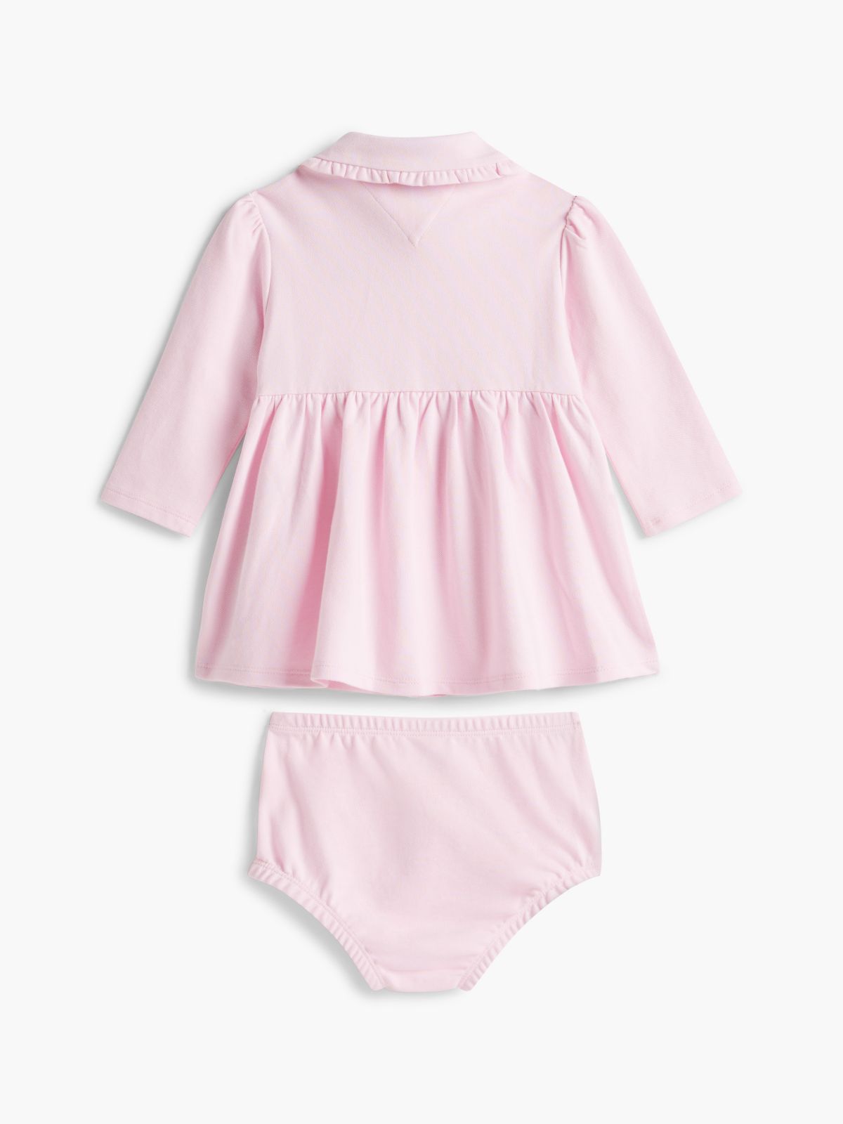 Babies' Long-Sleeve Stretch Polo Dress — Ballerina