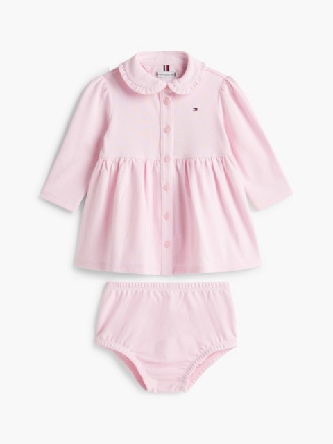 Tommy Hilfiger Babies' Long-Sleeve Stretch Polo Dress
