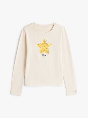 Kids' Flip Sequin Star Logo T-Shirt | Tommy Hilfiger USA