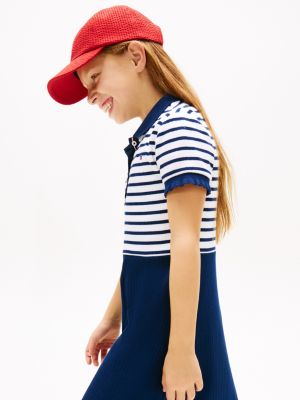 Tommy Hilfiger Kids' Stretch Polo Skater Dress — фото 3