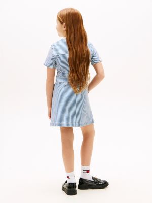 Детские платья Tommy Hilfiger Kids' Striped Denim Dress — фото 4