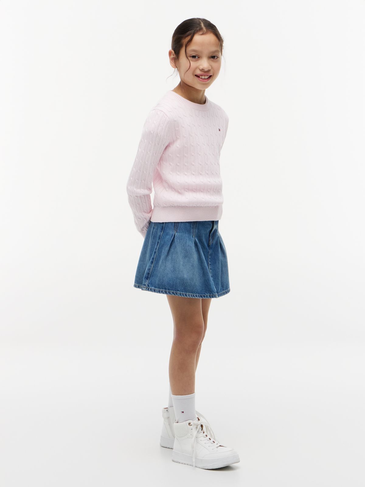Kids' Cable Knit Sweater — Ballerina