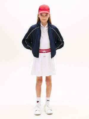 Kids' Pleated Skirt, Th Optic White