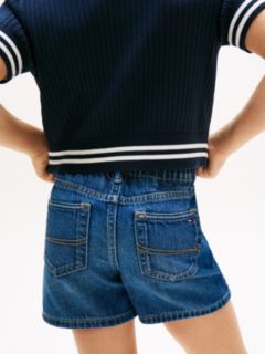 Kids' Denim Pull-On Short — Dark Wash 3