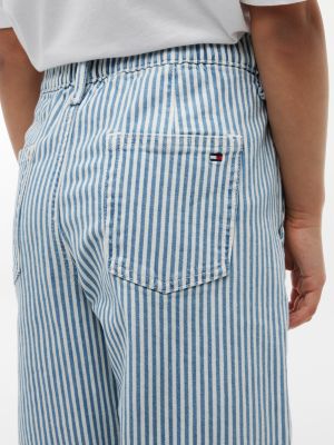 Детские джинсы Tommy Hilfiger Kids' Striped Pull-On Wide Leg Jean — фото 3