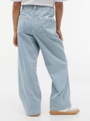 Детские джинсы Tommy Hilfiger Kids' Striped Pull-On Wide Leg Jean — фото 4