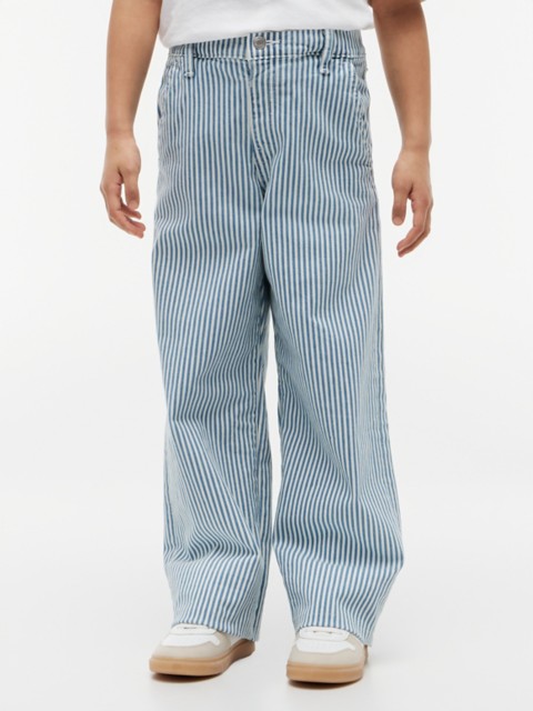 Детские джинсы Tommy Hilfiger Kids' Striped Pull-On Wide Leg Jean