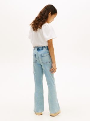 Детские джинсы Tommy Hilfiger Kids' Patch Pocket Pull-On Flare Jean — фото 4