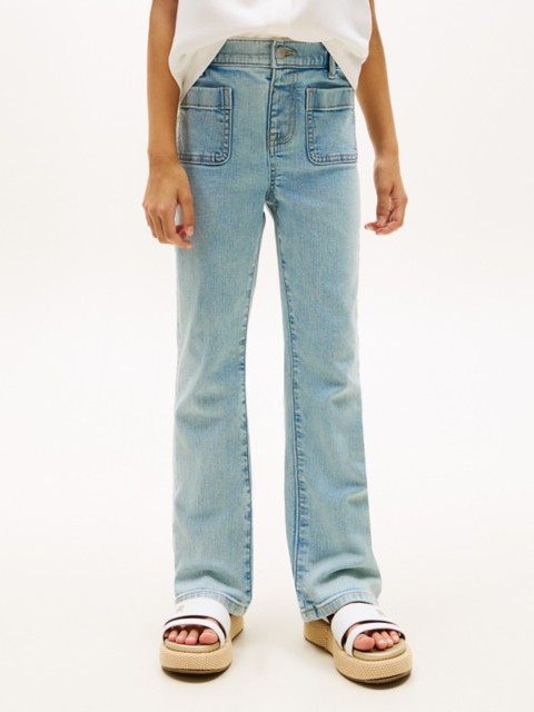 Детские джинсы Tommy Hilfiger Kids' Patch Pocket Pull-On Flare Jean