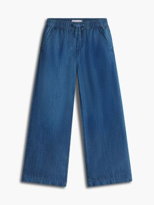 Детские брюки Tommy Hilfiger Kids' Chambray Wide Leg Pull-On Pant — фото 6