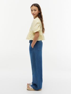 Детские брюки Tommy Hilfiger Kids' Chambray Wide Leg Pull-On Pant — фото 3