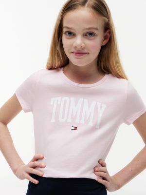 Детские футболки Tommy Hilfiger Kids' Tommy Logo T-Shirt — фото 3