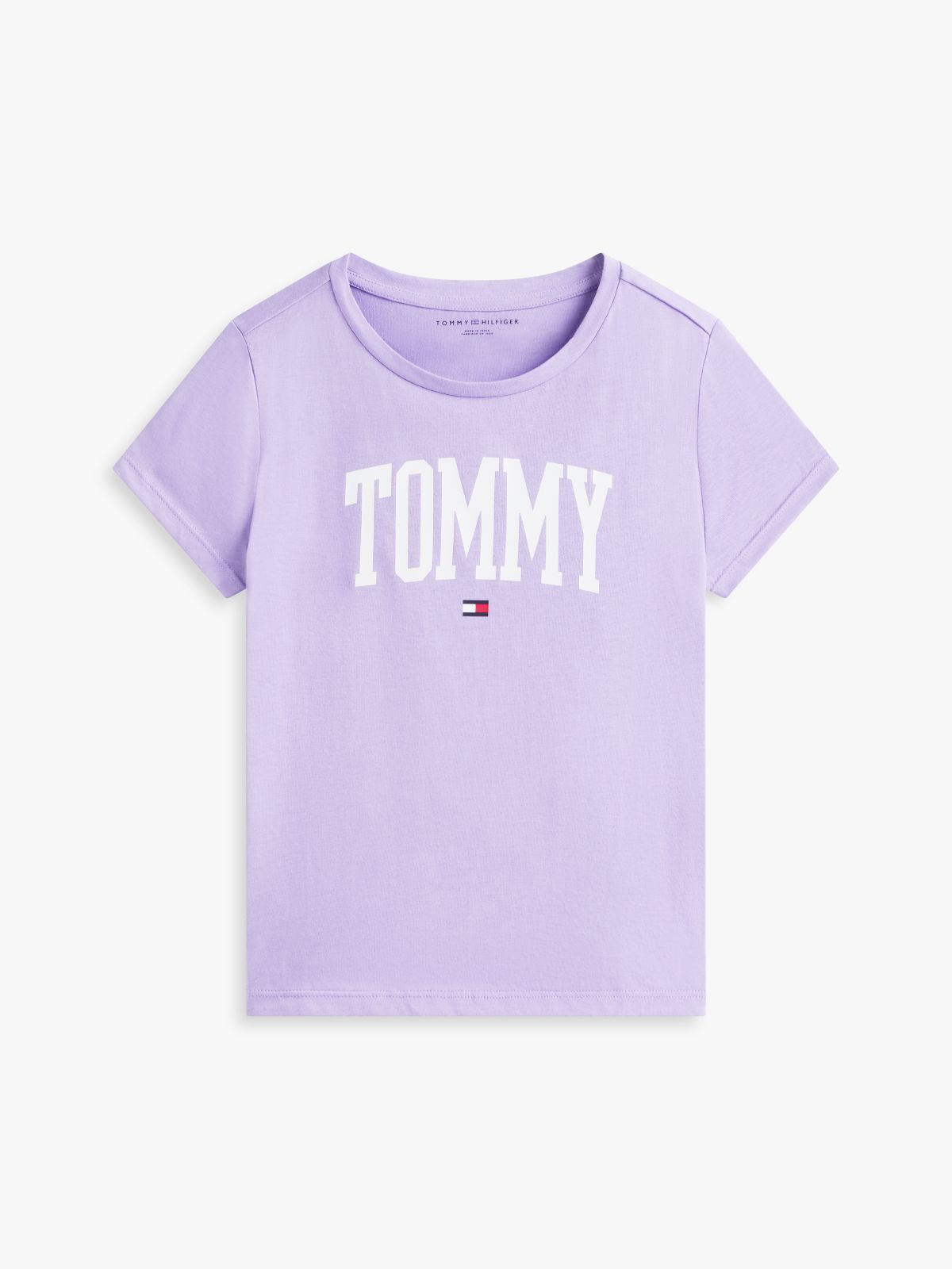 Kids' Tommy Logo T-Shirt — Violet Viola