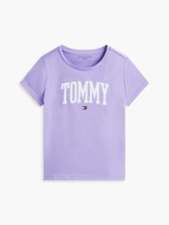 Kids' Tommy Logo T-Shirt — Violet Viola 6