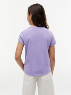 Kids' Tommy Logo T-Shirt — Violet Viola 4