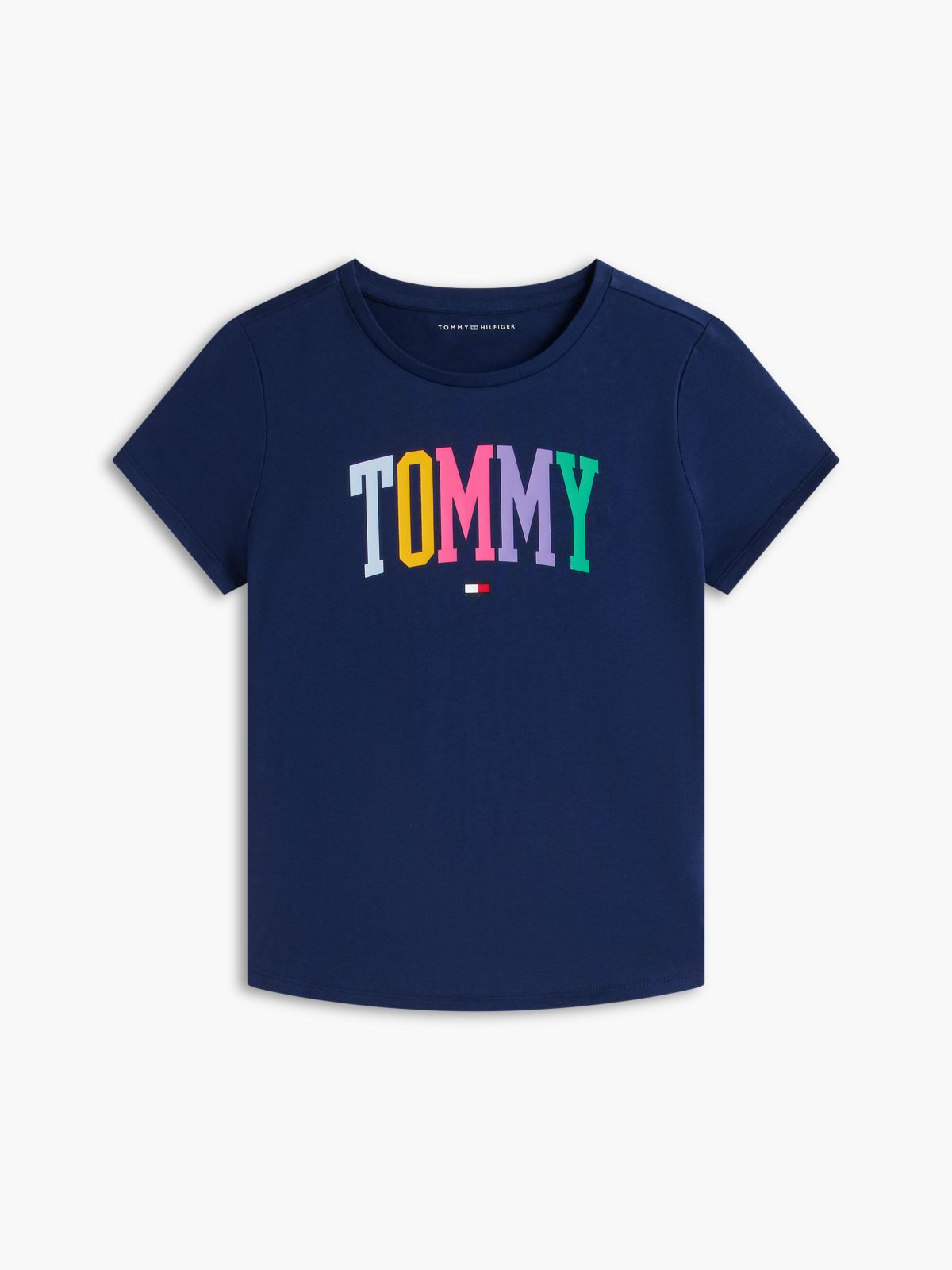 Kids' Tommy Logo T-Shirt — Preppy Navy