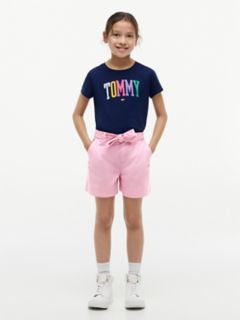 Kids' Tommy Logo T-Shirt — Preppy Navy 2
