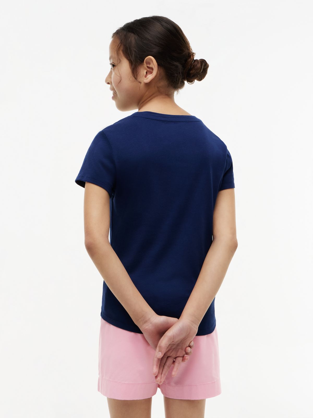 Kids' Tommy Logo T-Shirt — Preppy Navy