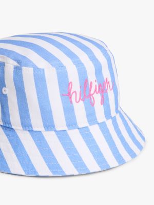 Детские головные уборы Tommy Hilfiger Kids' Striped Bucket Hat — фото 3
