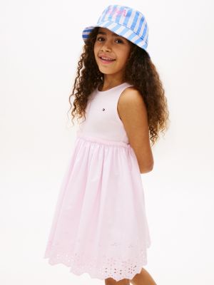 Детские головные уборы Tommy Hilfiger Kids' Striped Bucket Hat — фото 4