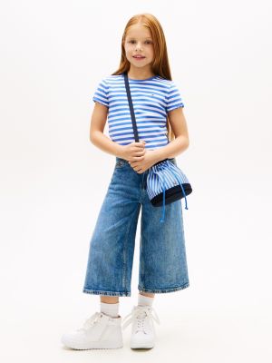 Детские сумки Tommy Hilfiger Kids' Striped Canvas Bucket Bag — фото 2