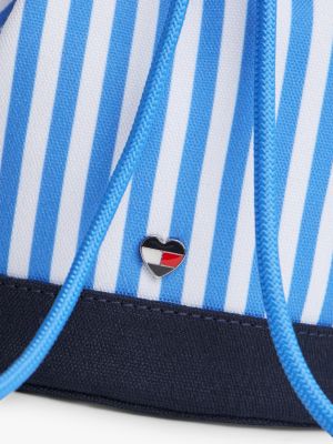 Детские сумки Tommy Hilfiger Kids' Striped Canvas Bucket Bag — фото 4