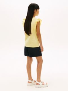 Kids' Embroidered Eyelet Flutter T-Shirt — Citronella 4
