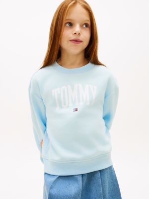 Kids' Varsity Tommy Logo Sweatshirt, Rain Dance