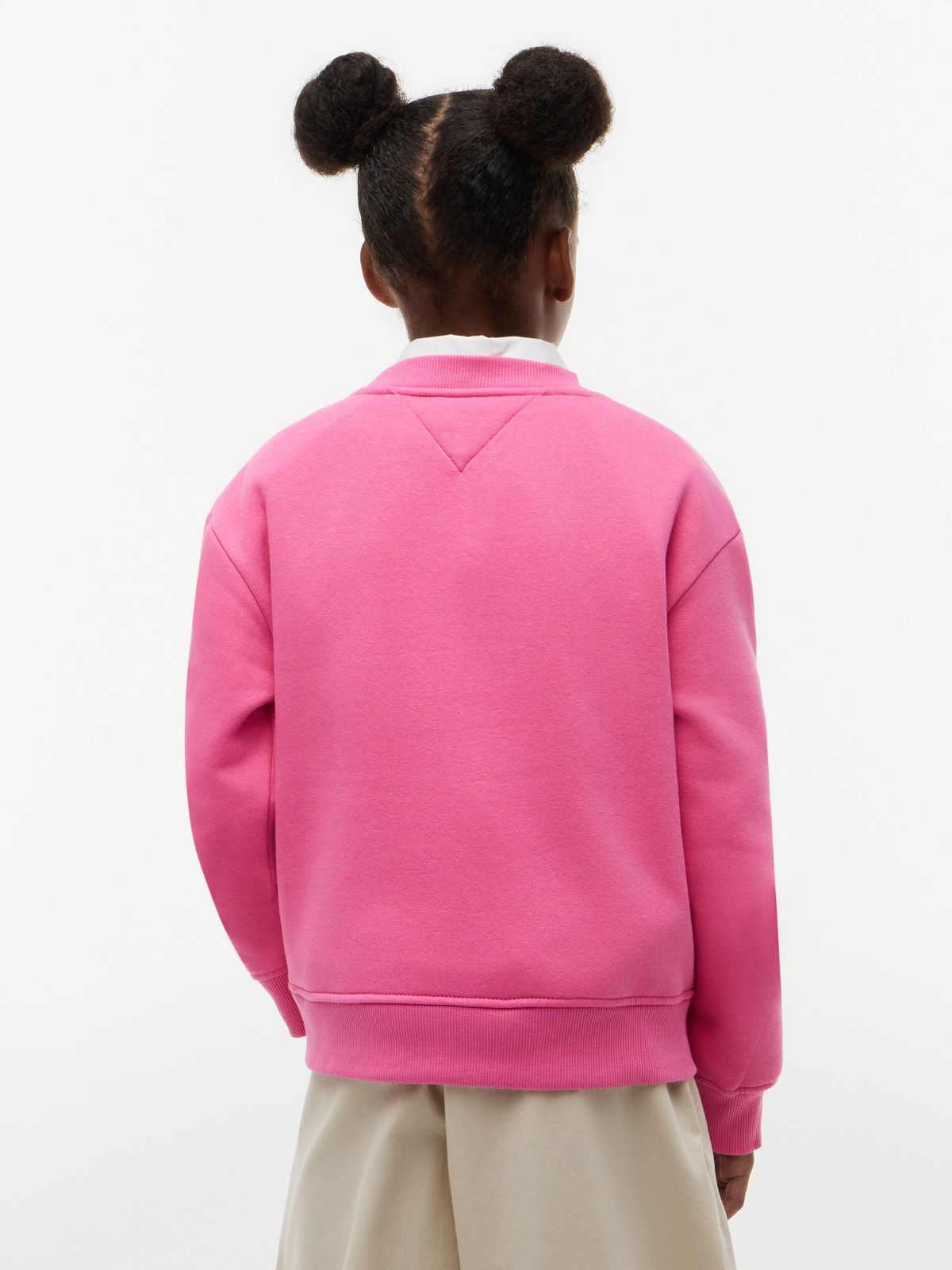 Kids' Tommy Logo Sweatshirt — Radiant Pink