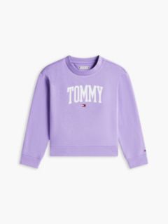 Kids' Tommy Logo Sweatshirt — Violet Viola 5