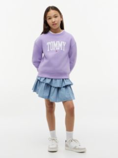 Kids' Tommy Logo Sweatshirt — Violet Viola 2