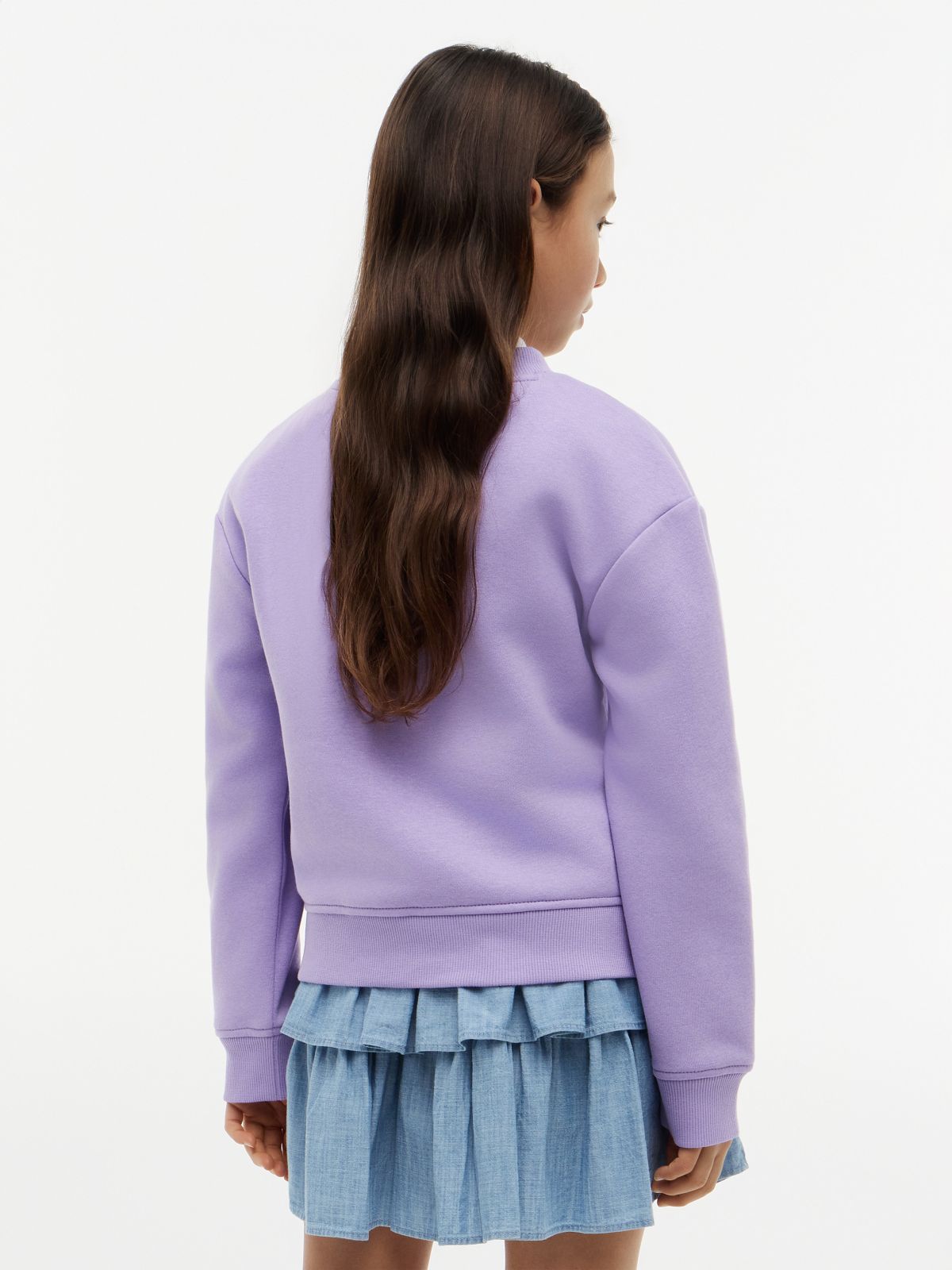 Kids' Tommy Logo Sweatshirt — Violet Viola