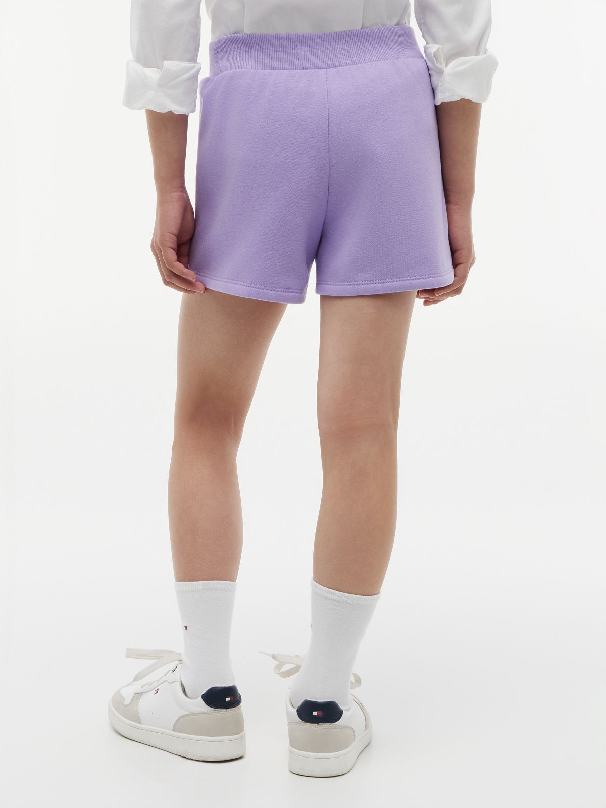 Kids' Tommy Logo Sweatshort — Violet Viola