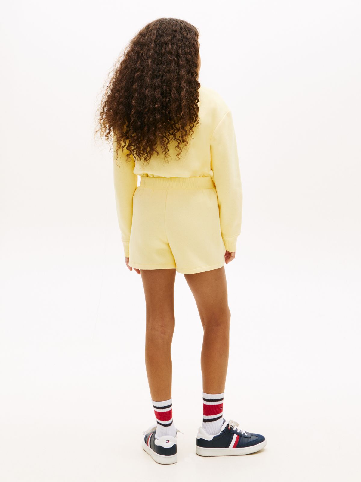 Kids' Tommy Logo Sweatshort — Citronella