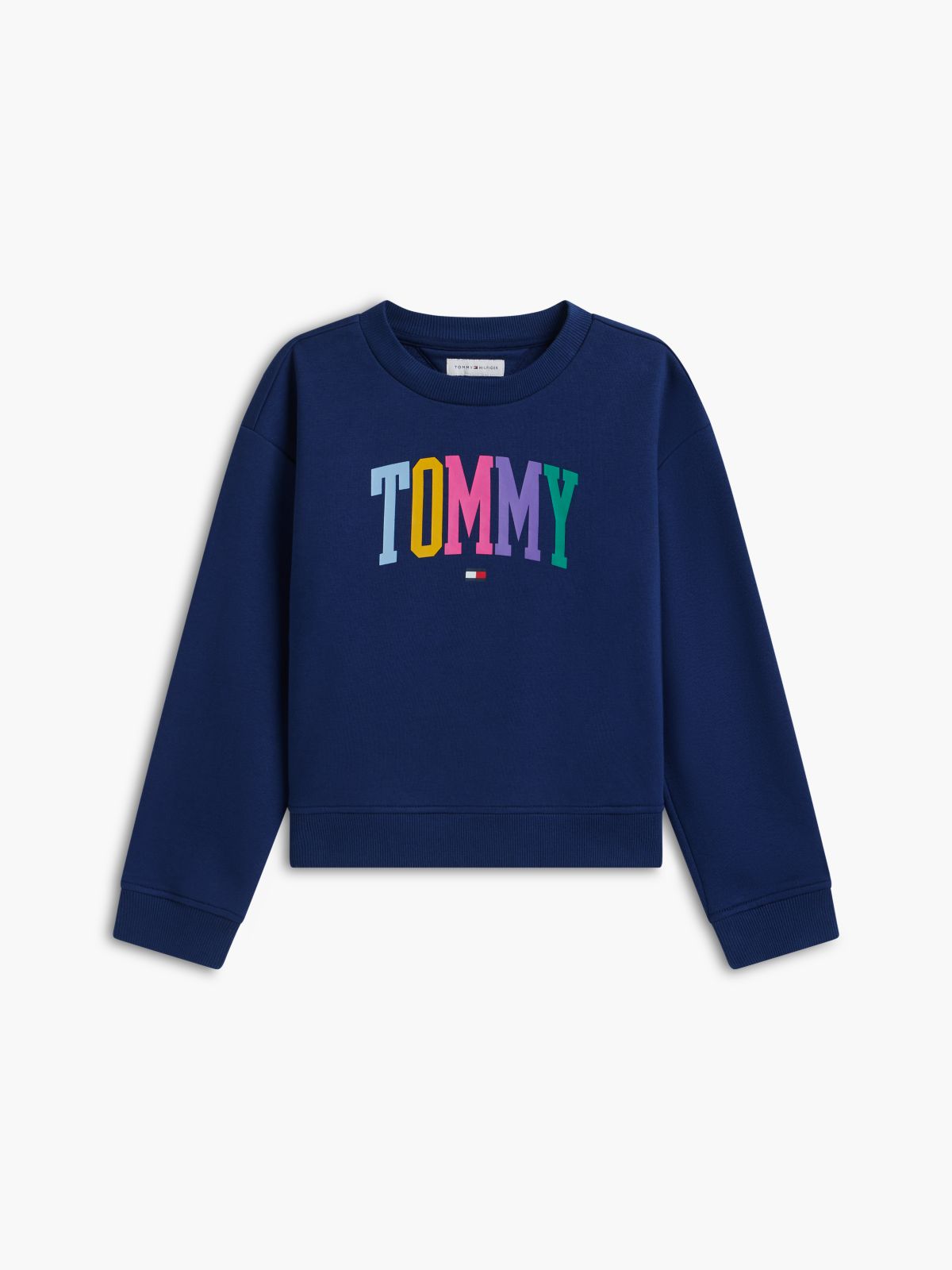 Kids' Tommy Logo Sweatshirt — Preppy Navy