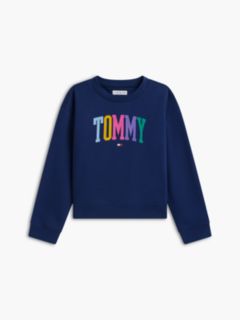 Kids' Tommy Logo Sweatshirt — Preppy Navy 5